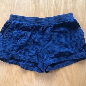 Drew Navy Blue Shorts with pockets